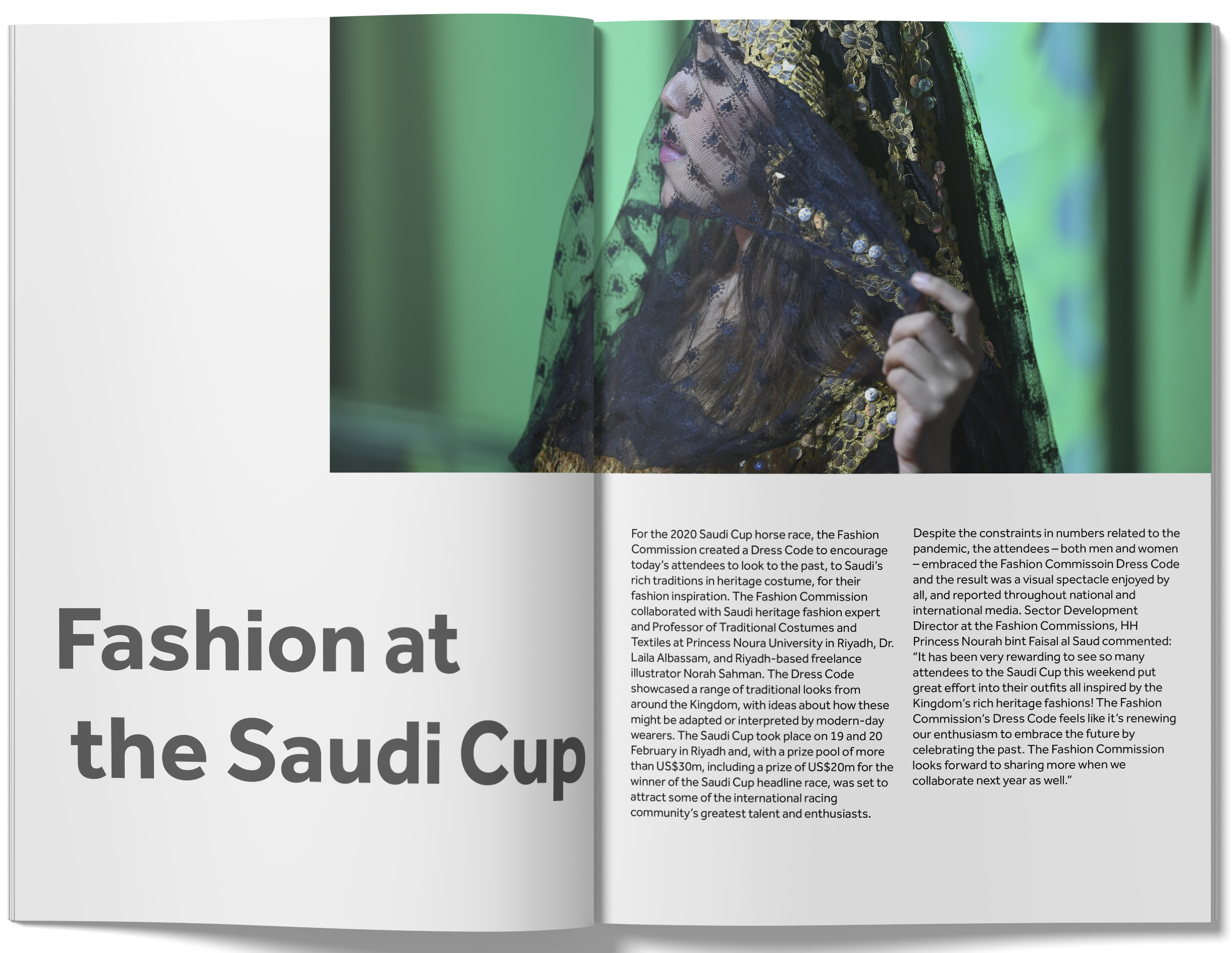 Fashion at the Suadi Cup Magazine-En